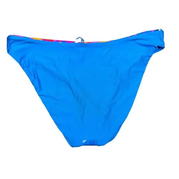 Trina Turk Rio Reversible French Cut Bikini Bottom Women's Size 14 - Picture 3 of 13